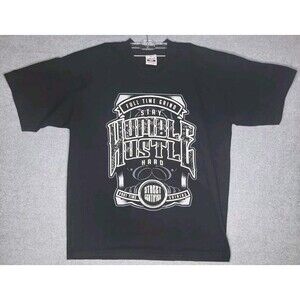 Street Wear Supply SWS Men's XXL Stay Humble Hustle Hard Heavyweight T-shirt VTG